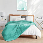 Walensee Fleece Blanket Plush Throw Fuzzy Lightweight (King Size 108x90 Turquoise) Super Soft Microfiber Flannel Blankets for Couch, Bed, Sofa Ultra Luxurious Warm and Cozy for All Seasons
