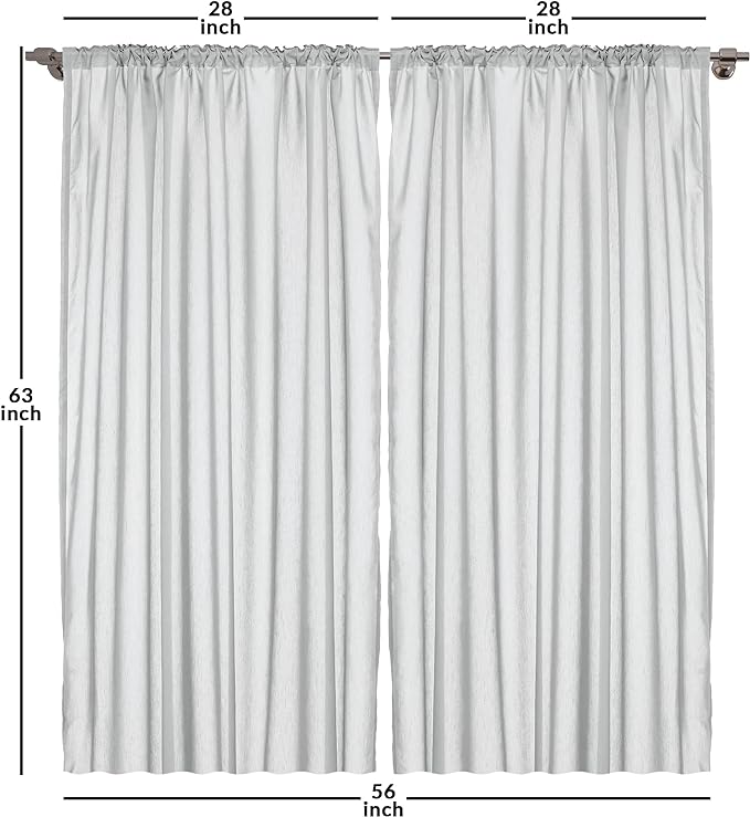 Ambesonne Moroccan Window Curtains, Portuguese Azulejo Checkered Squares Colorful Pattern Floral Arrangement, Lightweight Decor 2-Panel Set with Rod Pocket, Pair of - 28" x 63", Dark Blue Amber Red