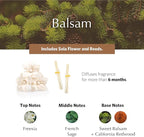 AGRARIA AirEssence Flower and Reed Diffuser Set, Handmade Sola Flower Botanical Home Fragrance Set, Scented Oil Reed Diffuser Gift for All Occasions