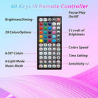 400ft Led Lights for Bedroom Music Sync, Color Changing Led Strip Lights with IR Remote and App Control RGB Led Light Strip for Home Party Room Decor