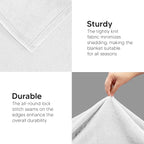 Utopia Bedding Fleece Blanket Twin Size White 300GSM Luxury Fuzzy Soft Anti-Static Microfiber Bed Blanket (90x66 Inch)