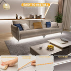 PAUTIX 5V USB COB LED Strip Light 6.56ft/2m 1200lm, Dimmable 640LEDs 6000K Daylight White CRI90+ with RF Remote TV Backlight,Flexible Under Cabinet Tape Light for Bedroom,Kitchen,Home DIY Lighting