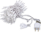 612 Vermont 100 Clear Christmas Lights on White Wire, UL Approved for Indoor/Outdoor Use, 18 Foot of Lighted Length, 20 Foot of Total Length (Pack of 2)