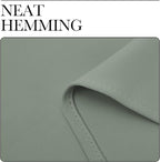 NICETOWN Greyish Green Doorway Curtain Privacy, Door Cover Curtain, Sound Reducing Insulated Thermal Room Darkening Blackout Curtains for Bedroom, 120 inch Length (1 Panel, 5ft Wide by 10ft Long)