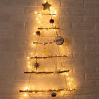 2Pack Firecracker Fairy Lights Plug in, 10Ft 200 LEDs Cluster String Lights, 8 Mode Lighting Copper Wire Lights for Bedroom Wreath Fireplace Wedding Indoor Christmas Tree Decorations, Warm White