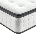 Vesgantti Full Size Mattress, 12 Inch Hybrid Full Mattress in a Box, Pillow Top Double Bed Mattresses, Gel Memory Foam and Pocket Coils Innerspring Mattresses, Pressure Relief, Medium Firm Plush Feel
