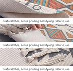 Round Boho Rug Pastel Colours Whale in The Waves Seamless Cute Ocean Creatures Area Linen Carpet Patio Hallway Runner Mat Pad Minimalist Home Decor for Living Room Outdoor, Multi, 3 ft