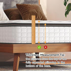 Vesgantti Full Size Mattress, 12 Inch Hybrid Full Mattress in a Box, Pillow Top Double Bed Mattresses, Gel Memory Foam and Pocket Coils Innerspring Mattresses, Pressure Relief, Medium Firm Plush Feel