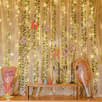 KASZOO 84Ft 12 Pack Artificial Ivy Garland Fake Plants, Vine Hanging Garland with CE Certified 80 LED String Light, Hanging for Home Bedroom Garden Party Wedding Wall Room Decor, Green