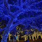 Dazzle Bright Outdoor Christmas String Lights, 1000 LED 328 FT Plug in Fairy Light with Remote Control 8 Modes & Timer, Waterproof Decoration for Home Garden Yard Xmas Wedding, Blue
