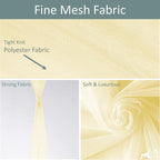 Just Relax Decorative Elegant Bed Net Canopy Set Including Full Hanging Kit, Ideal for Indoors or Outdoors, Intended for Covering Beds, Cribs, Hammocks (Yellow, Twin/Full)