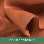 Full Sheets by Pure Bamboo, Genuine 100% Organic Viscose Derived from Bamboo Bed Sheet Set, Luxuriously Soft & Cooling, Double Stitching, Lifetime Quality Promise (Full, Terracotta)