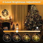 33FT 200 LED Fairy Lights Battery Operated with Timer & Remote, 8 Modes Dimmable Twinkle Lights, Waterproof Warm White Fairy String Lights for Outdoor Patio Wedding Mason Jar Party Bedroom Classroom