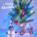 5 Pack Fairy Lights Battery Operated, 7 Feet 20 Led String Lights with Timer, Waterproof Firefly Lights on Silver Wire for Home Party Wedding Christmas Decorations, 6 Hours on/18 Hours Off, Blue White