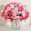 Luyue 8 Packs Peonies Artificial Flowers Faux Peony Bouquet Fake Peonies Flower for Vase Silk Peony Floral Arrangements for Table Centerpiece Wedding Decoration Indoor Home Decor