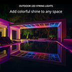 Twinkly Strings 400 LED RGB, LED Light String for in- and Outdoor, Smart LED Lights, Mappable LEDs, Compatible with Alexa and Google Home, IP44, Green Wire, 105ft