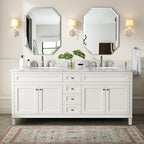 Silver Wall Mirror-Beveled Edge Frameless Mirror for Bathroom, Vanity, Bedroom, Rectangle Mirrors （24X32inch）