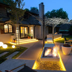 50ft/15m Plug in LED Rope Lights, 540 Warm White LEDs, 110V, Waterproof, Connectable,Power Socket Connector Fuse Holder, Indoor/Outdoor Use, Ideal for Backyards, Decorative Lighting