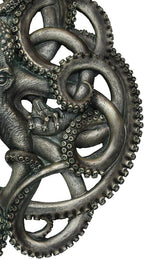 Ebros Gift Norse Viking Scandinavian Colossal Sea Monster Kraken Octopus Decorative Wall Plaque 12" Tall Hanging Decor Figurine Cephalopod Tentacles Aquatic God Myth And Legends