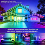 41FT Led Strip Lights,Long Smart Led Light Strips Music Sync 5050 RGB Color Changing Rope Lights,Bluetooth APP/IR Remote/Switch Box Control Led Lights for Bedroom,Home Decoration,Party,Festival