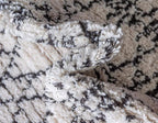 Rugs.com Morocco Collection Rug – 6 Ft Runner Ivory High-Pile Rug Perfect for Hallways, Entryways