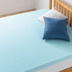 Best Price Mattress 3 Inch Ventilated Memory Foam Mattress Topper, Cooling Gel Infusion, CertiPUR-US Certified, Dorm Essentials, Twin XL