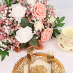 N&T NIETING Babys Breath Flowers,10Pcs Fake Gypsophila Plants Artificial Pink White Baby Breath Flowers Bulk for Wedding Bouquets Party Home Garden Decoration