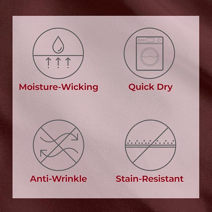 Mellanni Twin Sheets Set - 3 PC Iconic Collection Bedding - Hotel Luxury, Extra Soft, Cooling Bed Sheets - Wrinkle, Fade, Stain Resistant (Twin, Burgundy)
