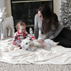 Bedsure GentleSoft White Fleece Throw Blanket - 300GSM Blankets for Couch, Sofa, Bed, Soft Lightweight Plush Cozy Throws for Toddlers, 50x60 inches
