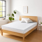 Subrtex 4 Inch Gel-Infused Memory Foam Mattress Topper, High Density Breathable Bed Topper Rayon Made from Bamboo Cover, CertiPUR-US Certified (King)