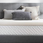 WEEKENDER 2 Inch Memory Foam Mattress Topper - Full, Off White
