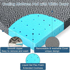 Airensky 4 Inch Memory Foam Mattress Topper, Cooling Gel Infused High Density Cal King (72"x84") Topper with Removable Washable Cover, Bed Topper for Pressure Relief Back Pain, CertiPUR-US Certified