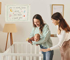 Nursery Rectangular Canvas Banner-Boho Flag Wall Decor for Toddler Boy Girl Kids,Baby Room Above Crib Bedroom Playroom Reading Room Decor-Baby Shower Birthday Christmas Gift-You'll Never Know Dear