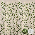 RECUTMS 118 Inches Plant Garland Hanging Vines with Lights LED Strings Artificial Ivy Fake Greenery Leaf Plants Faux Silk Green Leaves Plastic Flower for Party Room Patio Wall Bedroom Outdoor Decor