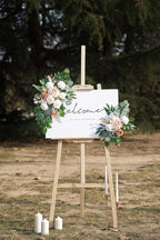 Artificial Flowers Decorations Pack of 2,Centerpieces for Wedding Reception Backdrop Decoration, Floral Decor Wall Home Entryway OutdoorDecorations (Champagne)