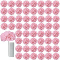 AVIVIHO 65pcs Fake Flowers Pink Hydrangea Artificial Flowers Bulk Realistic Hydrangeas Silk Flowers with Stems for Party,Home,Weddings,Table,Florals DIY Project,Arch Backdrop Decoration