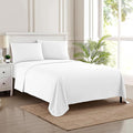 Twin Sheets - Breathable Luxury Sheets with Full Elastic & Secure Corner Straps Built In - 1800 Supreme Collection Extra Soft Deep Pocket Bedding Set, Sheet Set, EXTRA DEEP pocket - Twin, White