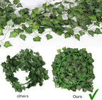 RECUTMS Fake Vines for Room Decor 86 FT Artificial Ivy Garland Hanging Plants Faux Greenery Leaves Bedroom Decor Aesthetic for Wall Wedding Party Home Garden Office Patio Outdoor Decoration(12 Pack)