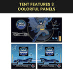 Batman Loft Bed Tent - Curtain Set for Low Twin Loft Bed (Bed Sold Separately) by Delta Children