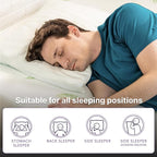NapQueen Twin XL Size, 12 Inch Anula Green Tea Infused Memory Foam Mattress, Bed in a Box, CertiPUR-US Certified Mattress