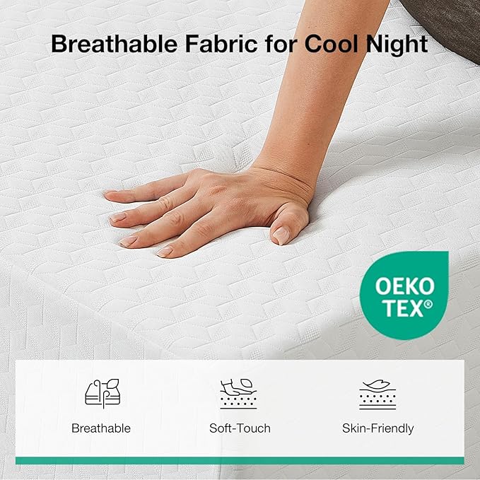 Novilla Full Size Mattress, 10 Inch Memory Foam Mattress Full for Pressure Relief & Comfort Sleep, Removable Washable Cover,CertiPUR-US Certified Mattresses in a Box, Plush