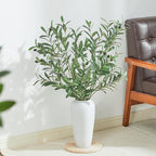 4 PCS 39 Inch Faux Olive Branches Artificial Flowers Greenery Stems Olive Tree Branch for Vase Filler Home Decor Indoor
