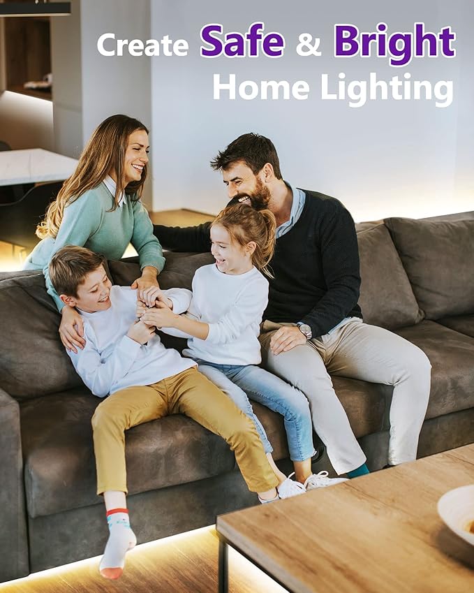 HitLights COB LED Strip Lights Neutral White 4000K, 32.8ft Premium High Density 24V Tape Light, 5120LEDs, 350+ LM/FT, CRI 90+, IP30, Lighting for Kitchen, Cabinets,UL Listed(Power Source Not Included)