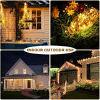 MUMUXI 4 Pack 20 ft Remote Control Fairy Lights Battery Operated String Lights with Timer, 60 LED Twinkle LEDs, Outdoor Waterproof Copper Wire Firefly Lights, Warm White