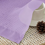 Aiyufeng Light Purple Sheer Curtain Panels Pair Sold 84 Inch Length, Light Filtering Window Curtain Drapes Treatment for Kitchen, Bedroom/Children Room, Voile Top Dual Rod Pocket, 40x84", Pack of 2