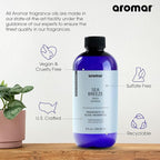AROMAR Premium Fragrance Oil - Essential Oil for Diffusers & Home Aromatherapy - Sea Breeze - 8oz