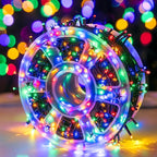 Dazzle Bright Outdoor Christmas String Lights, 1000 LED 328 FT Plug in Fairy Light with Remote Control 8 Modes & Timer, Waterproof Decoration for Home Garden Yard Xmas Wedding, Multi-Colored
