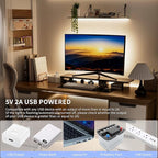 PAUTIX COB LED Strip with Motion Sensor,5V USB LED Tape Light 4000K Natural White 9.84ft/3m,CRI90+ Super Bright 960LEDs,Dimmable Motion Activated LED Strip Light for Bedroom,Cabinets,Kitchen,Closet