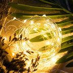5 Pack Fairy Lights Battery Operated, 7 Feet 20 Led String Lights with Timer, Waterproof Firefly Lights on Silver Wire for Home Party Wedding Christmas Decorations, 6 Hours on/18 Hours Off, Warm White