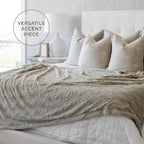 GRACED SOFT LUXURIES Feather Extra Large Faux Fur Throw Blanket | Ultra Soft & Fluffy 60x80 inches | Cozy, Thick & Warm | Perfect for Bed, Couch, and Lounging for Kids & Adults | Feather Gray